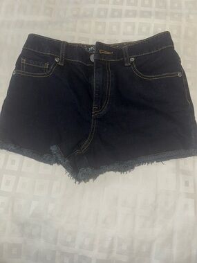 Victoria's Secret Black Denim Cutoff Shorts size 2